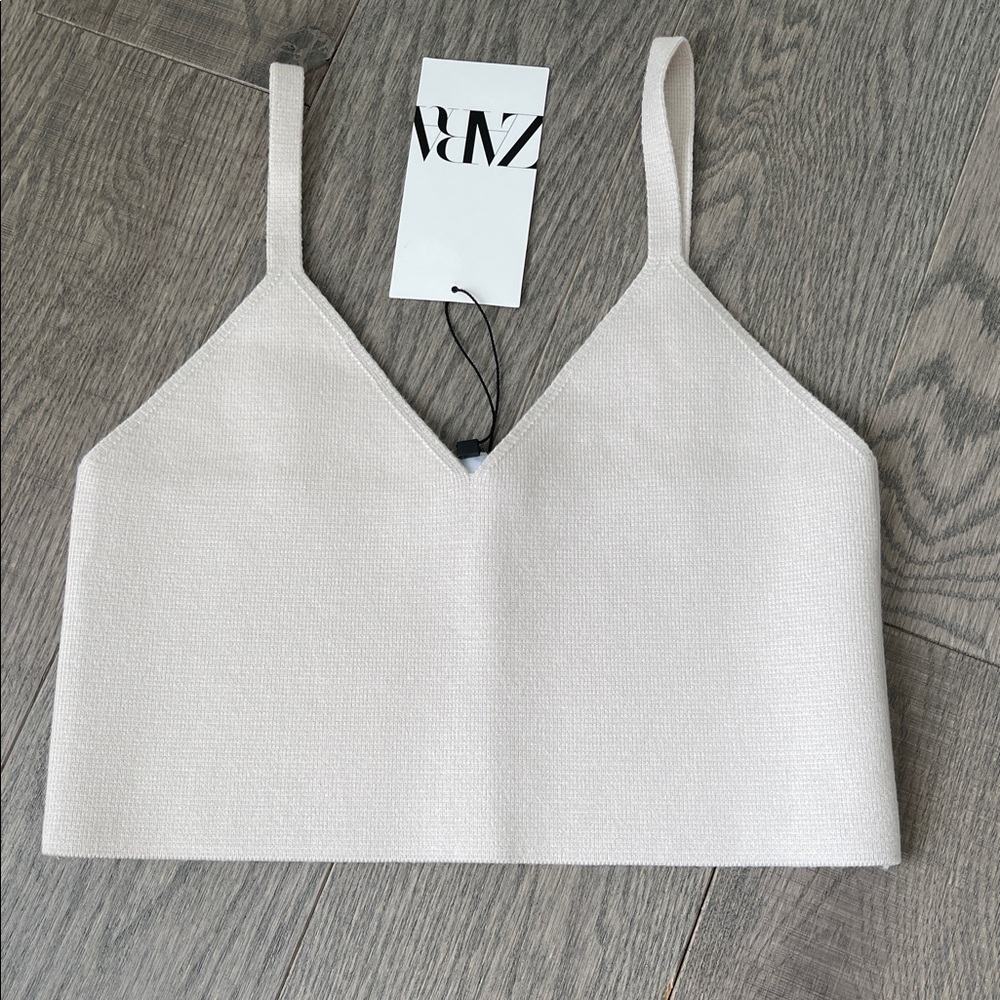 NWT Zara Knit Bra Top